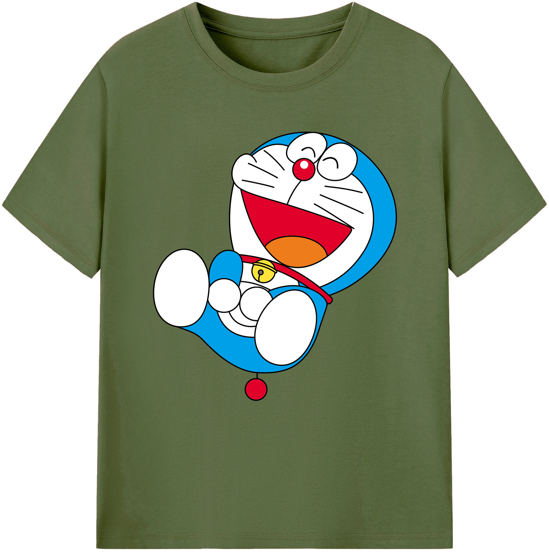 （画像用） ドラえもん Doraemon 綿100％半袖Tシャツ（フロントプリント）